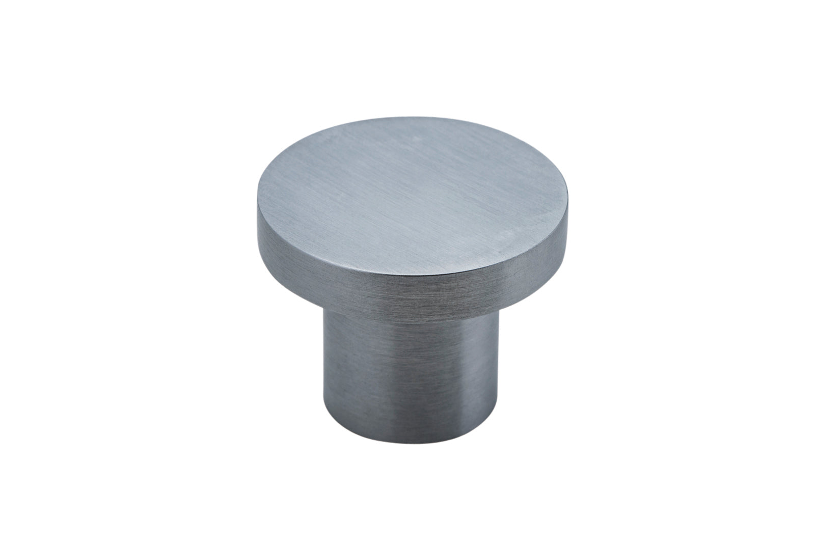 Cupboard Knob Osaka Brushed Chrome P28xD32mm in Brushed Chrome
