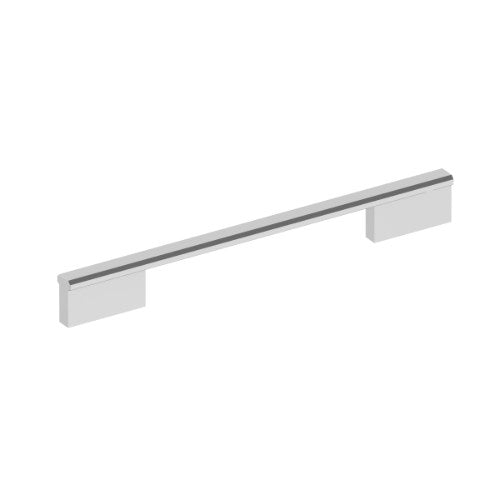 12mm Two Tone Top Back to Back Set 128mm CTC in Satin Stainless / Polished Stainless