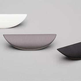 Shell Cabinet Pull Handle 100mm in Matt Black