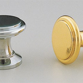 Tower Cabinet Knob 25mm Polished Brass in Polished Brass