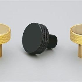 Bugle Knob 32mm diameter Polished Brass Gloss E.D. in Polished Brass Gloss Lacquer