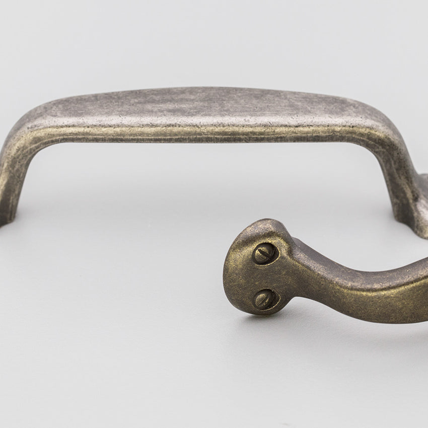 Handle 96mm C to C Distressed Rustic Copper in Rustic Copper