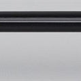 Oblong Handle 128mm Black Paint Matt#3 in Matt Back