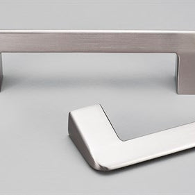 Case Cabinet Pull Handle 96mm CTC in Brushed Nickel