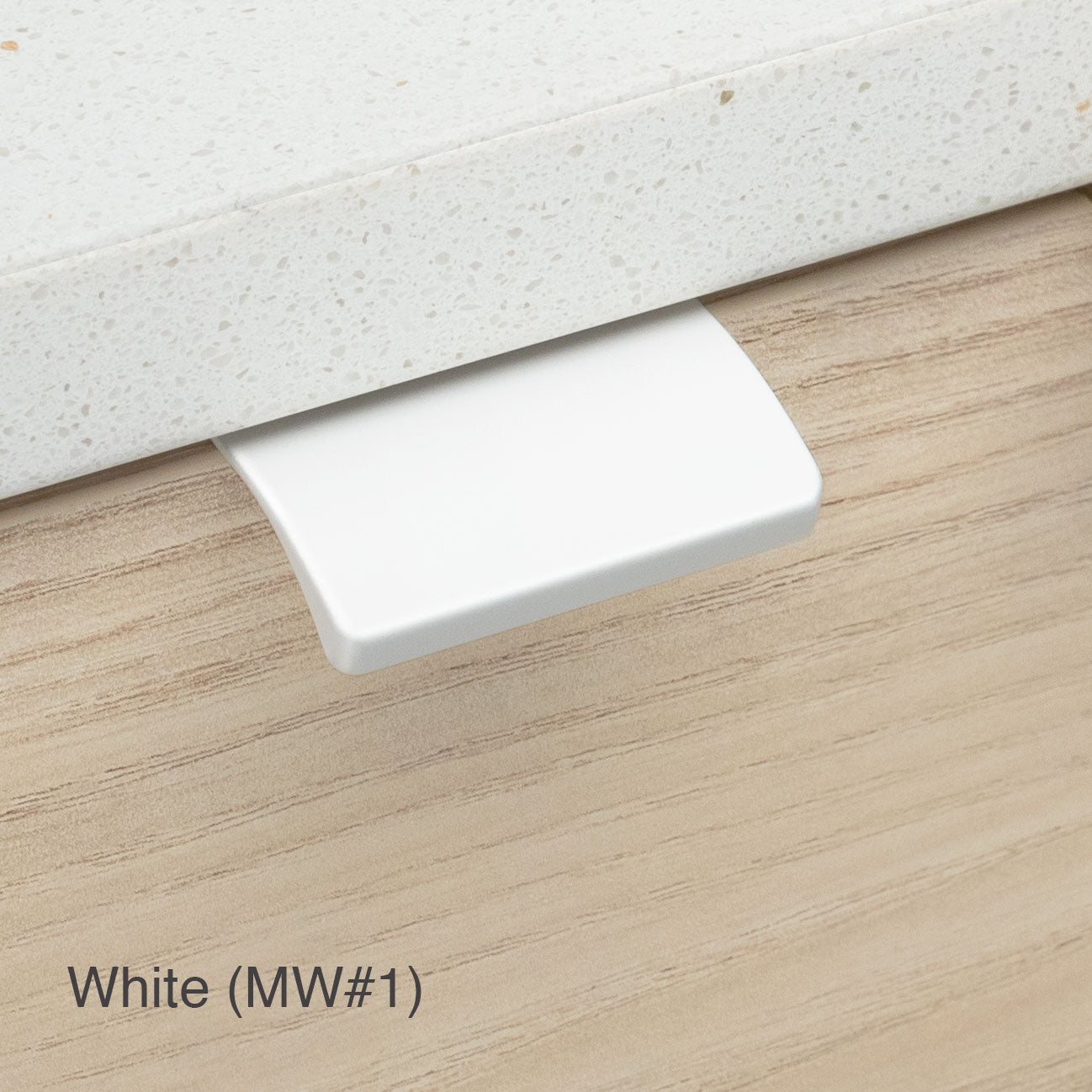 Kethy DL419 Edge Pull - White / 100mm in White