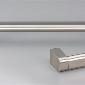 23mm wide Oval with Square Foot 480mm CTC in Satin Stainless