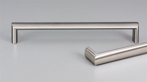 19mm Oval Cabinet Pull Handle 138mm with 128mm CTC in Satin Stainless