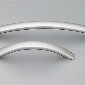 Oval Bow Cabinet Pull Handle 128mm in Clear Anodised