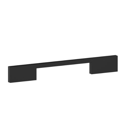 Sydney Cabinet Pull Handle 128mm OA 204mm in Black Anodised