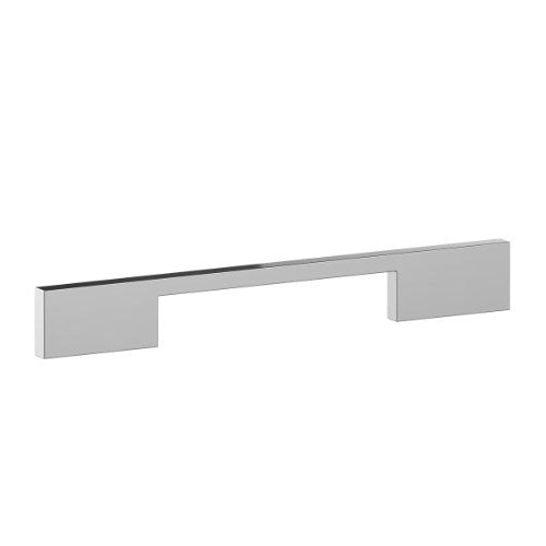 Sydney Cabinet Pull Handle 128mm OA 204mm in Polished Chrome