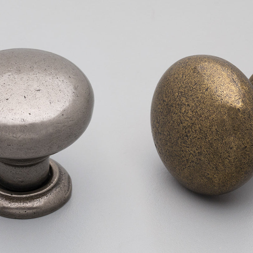 Knob 35mm Cast Iron Matt in Iron
