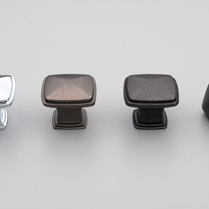 Darwen Cabinet Knob 31mm x 31mm in Black Olive