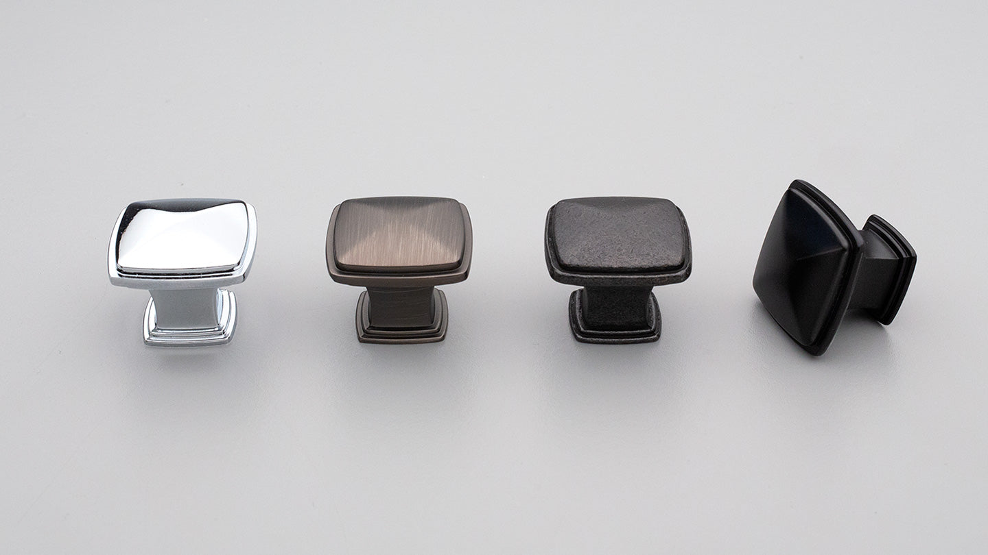 Darwen Cabinet Knob 31mm x 31mm in Black Olive