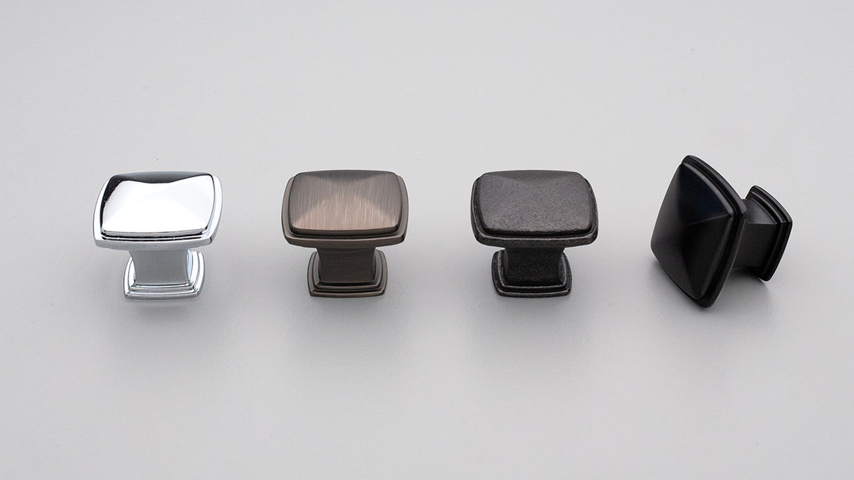 Darwen Cabinet Knob 31mm x 31mm in Black Olive