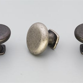 Sherlock Cabinet Knob 34mm dia. in Antique Pewter