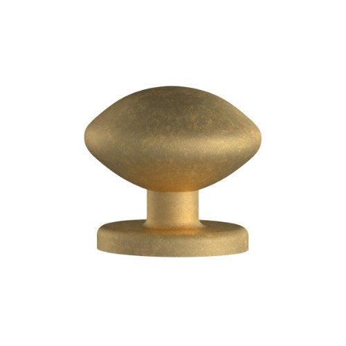 Cabinet Knob. Witton Knob 35mm in Antique Brass Matt
