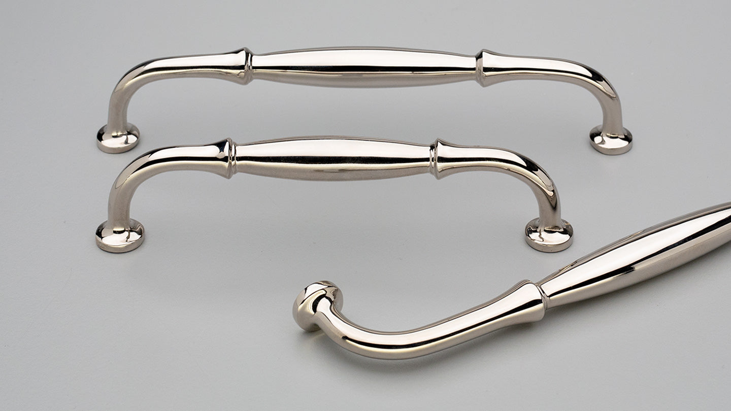 Dover Handle 128 mm C to C in Brass Polished Nickel