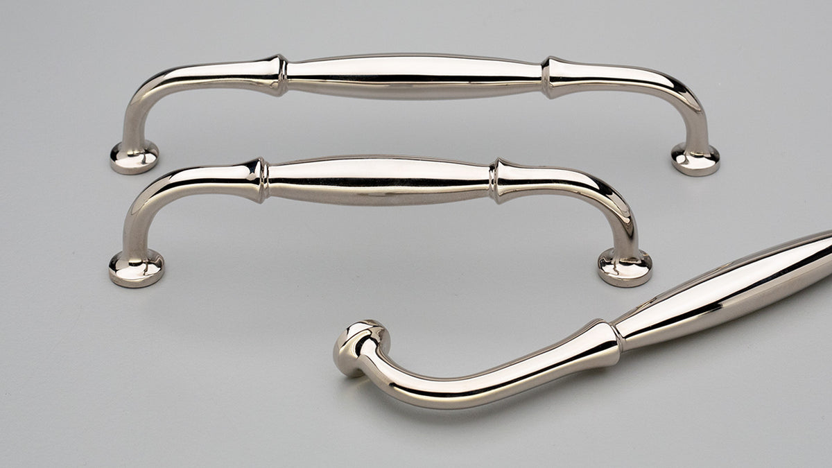 Dover Handle 128 mm C to C in Brass Polished Nickel