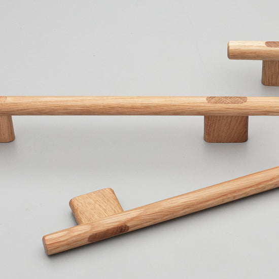 Koge T Handle 80mm Oak Lacquered in Oak