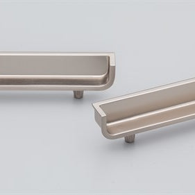 Back Cabinet Pull Handle 64mm CTC in Matt Nickel