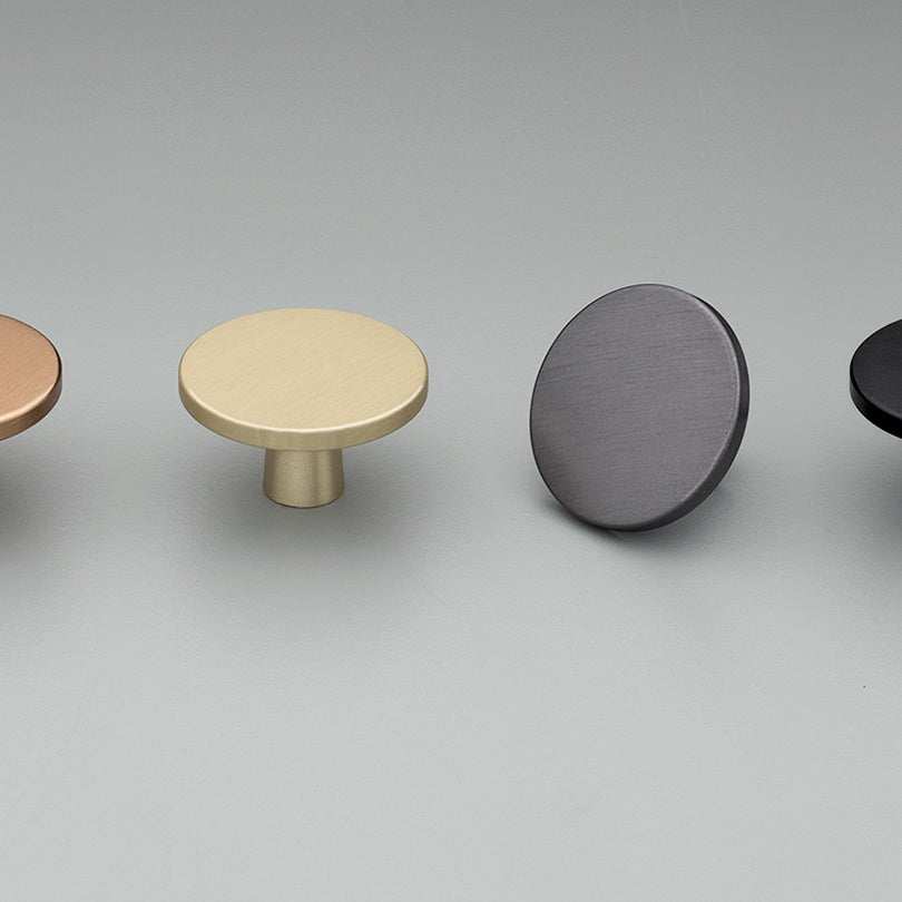 Clare Aluminium Cabinet Knob - Brushed Anthracite in Brushed Anthracite