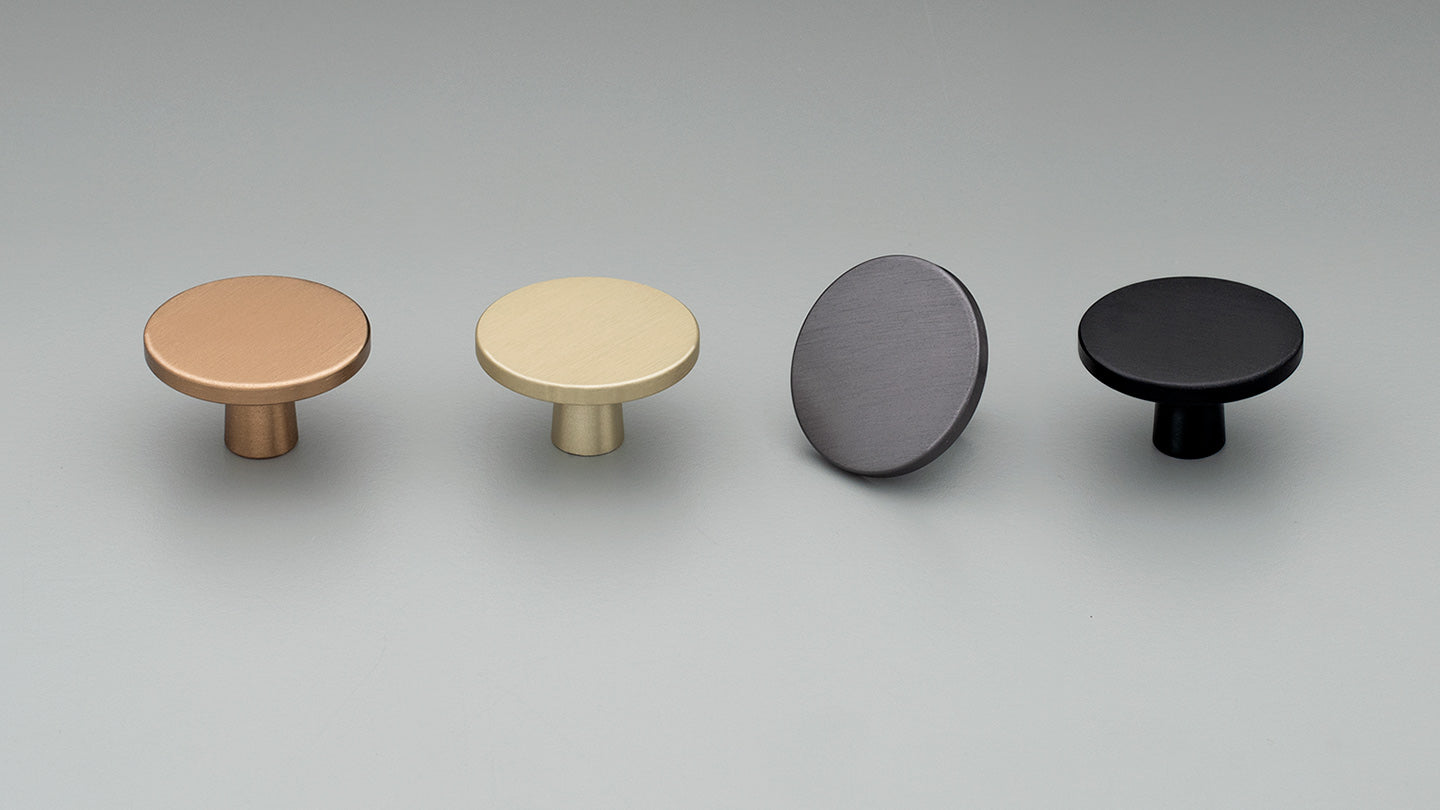 Clare Aluminium Cabinet Knob - Brushed Anthracite in Brushed Anthracite