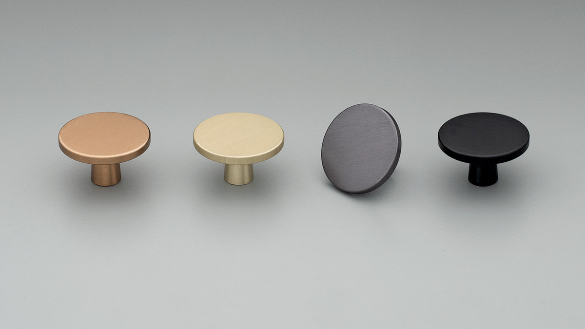 Clare Aluminium Cabinet Knob - Brushed Anthracite in Brushed Anthracite