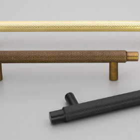 Herning Handle 192mm C to C Black Paint Matt#7 in Matt Black