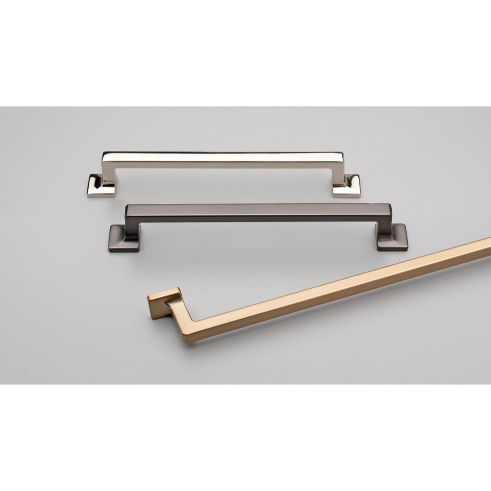 Horsens Handle 160mm C to C Brushed Rose Brass in Brushed Rose Brass