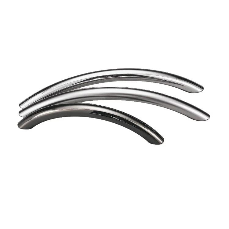 10mm Bow Handle 128 C/C in Brushed Nickel
