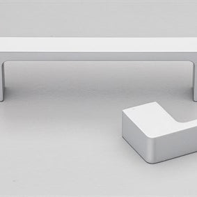 Narrow Block Cabinet Pull Handle 102mm CTC in Matt Anodised Aluminium