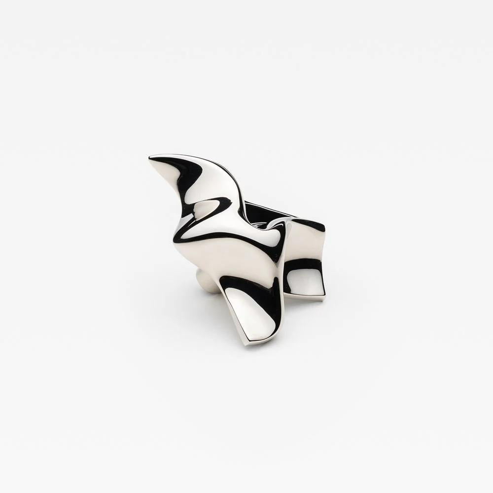 Lucia Knob II Polished Nickel 70mm (2.76") in Polished Nickel