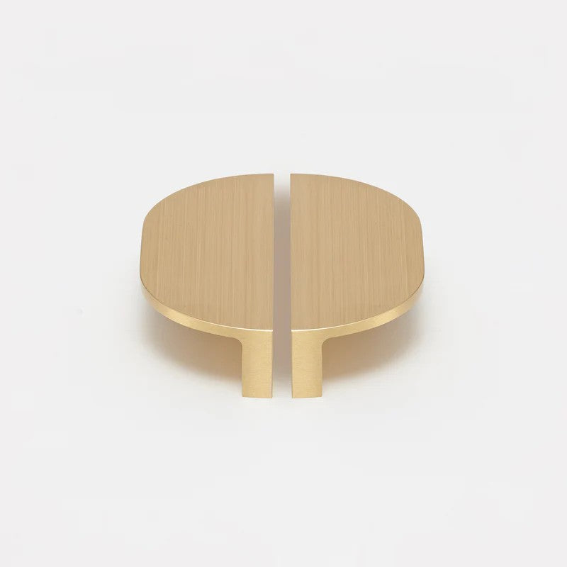 Lo & Co Interiors Isla Pull cabinet hardware with sleek metal handle showing a modern design for kitchen or furniture.