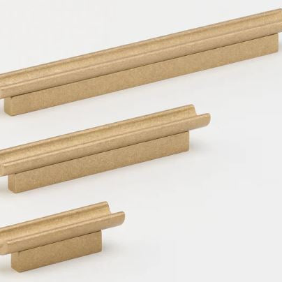 Inline Pull Tumbled Brass in Tumbled Brass