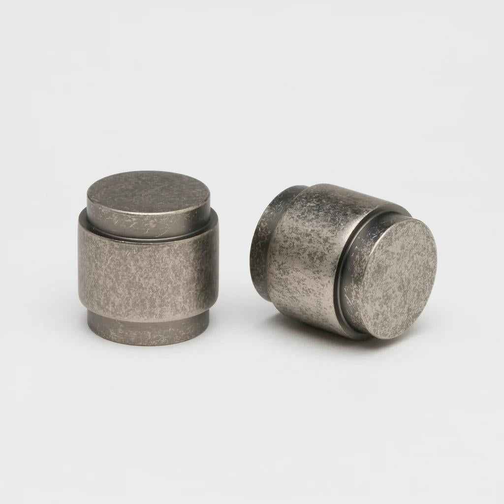 Lola Shower Handle Tumbled Nickel in Tumbled Nickel