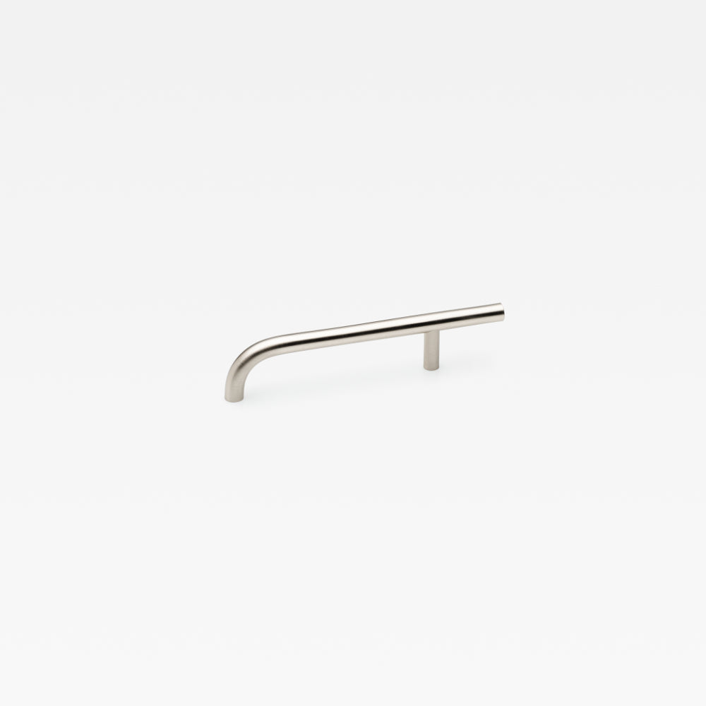 Lo & Co Brera Pull Handle for cabinets, featuring a sleek brass design with a modern, polished finish.