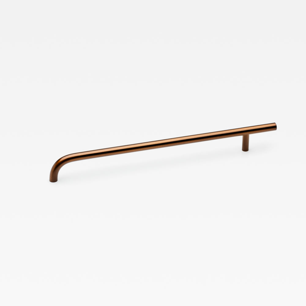 Brera Lo & Co Interiors cabinet pull handle in brass finish, showcasing a sleek, modern design for kitchen or furniture hardware.
