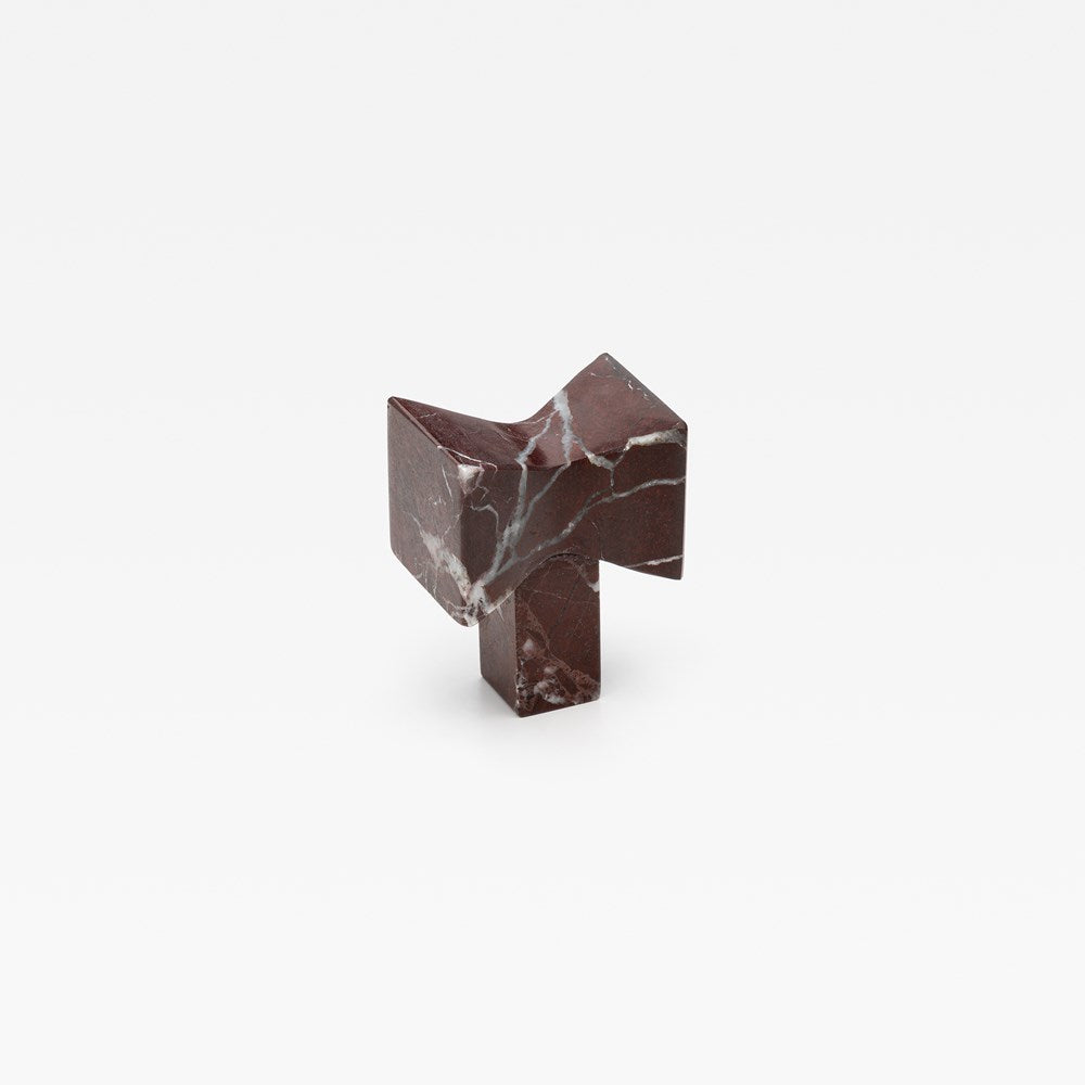Forma Marble Knob Rosso (coming soon) in Rosso Marble