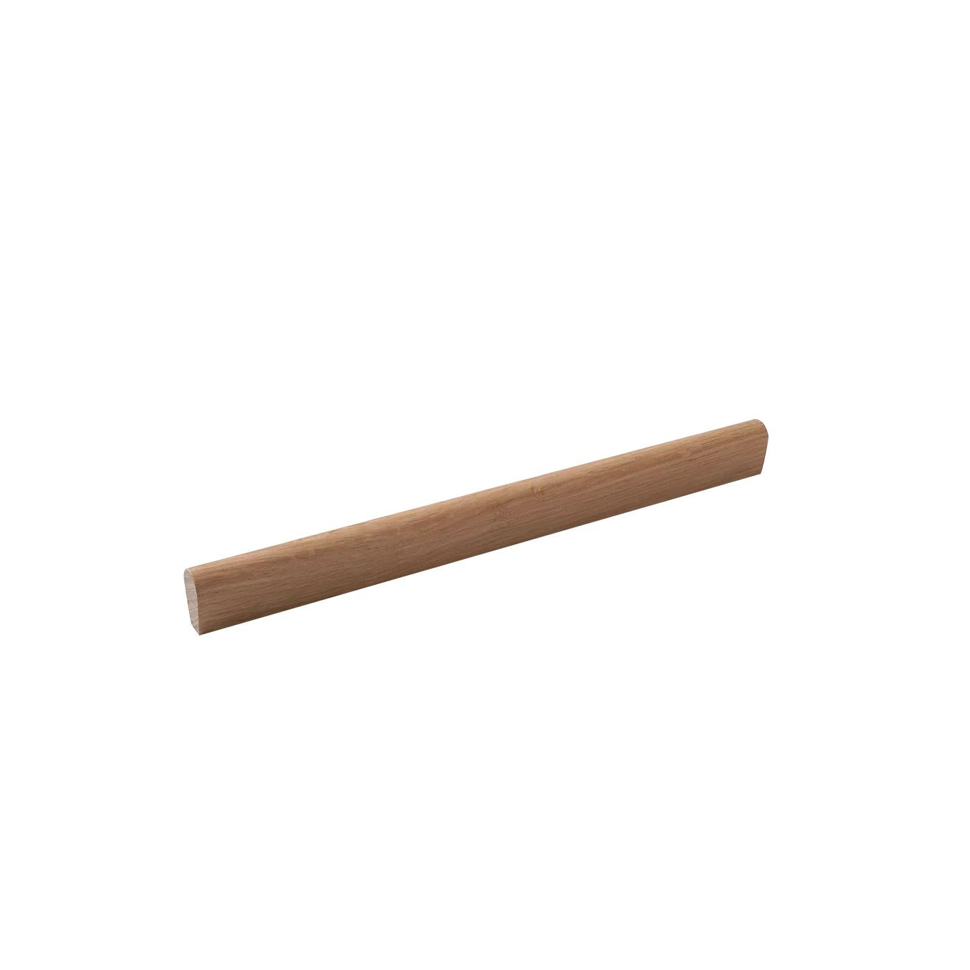 AIRLIE PULL TIMBER HANDLE 300MM AMERICAN OAK RAW in American Oak Raw