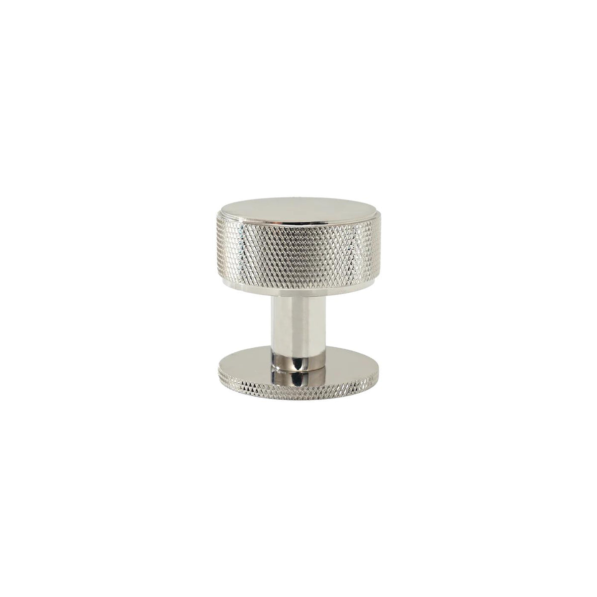 BELGRAVIA 35MM SOLID BRASS ROUND KNOB POLISHED NICKEL in Polished Nickel