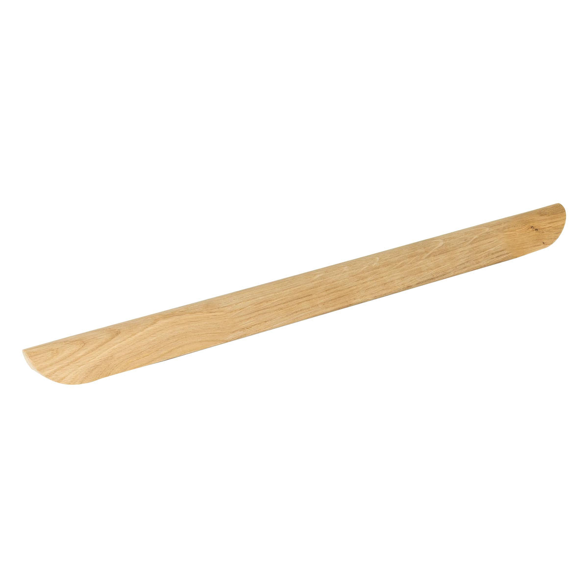 MOMO HANDLES BYRON TIMBER PULL HANDLE 320MM AMERICAN OAK RAW in American Oak Raw