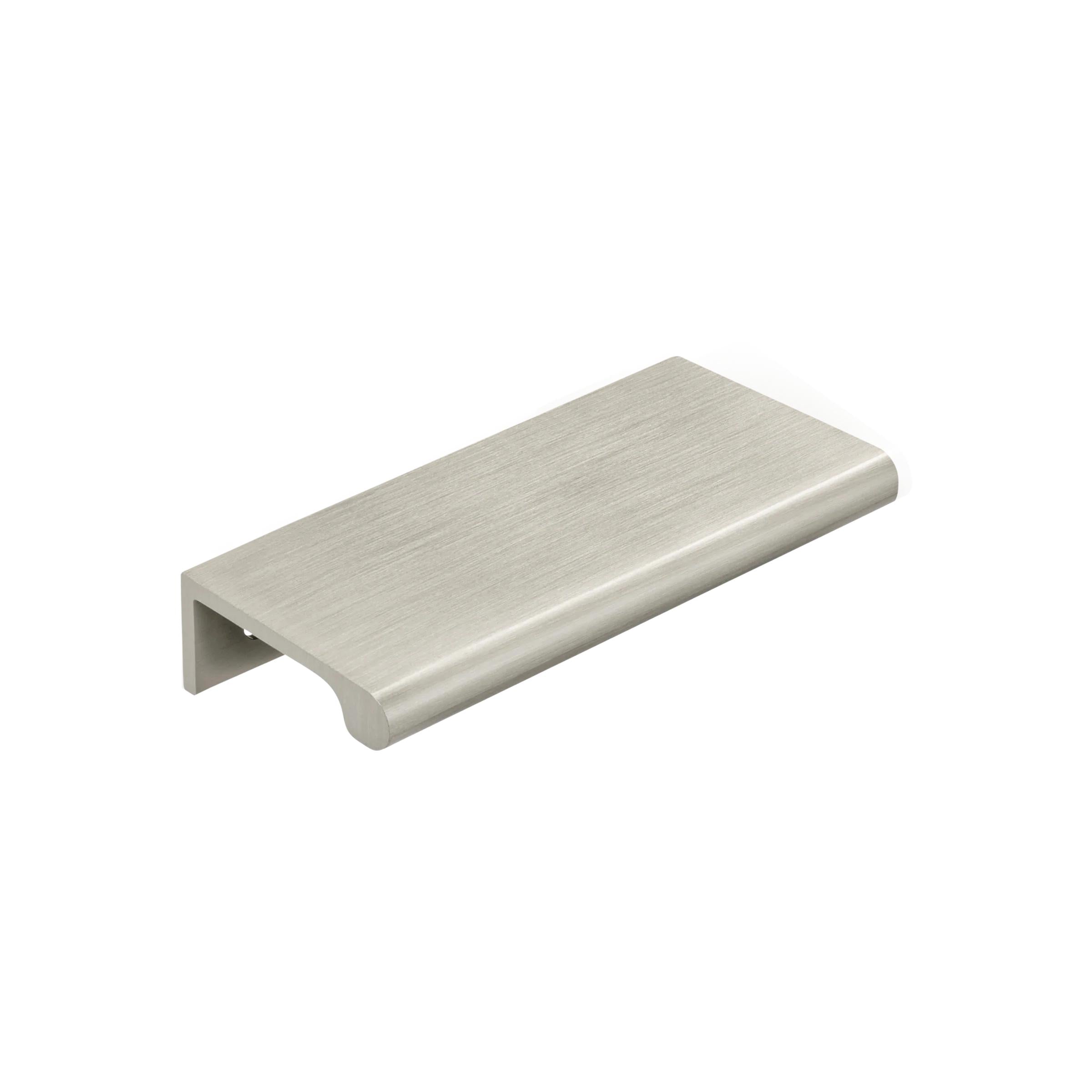 MOMO HANDLES CHELSEA SOLID BRASS LIP PULL HANDLE 96MM DULL BRUSHED NICKEL in Dull Brushed Nickel