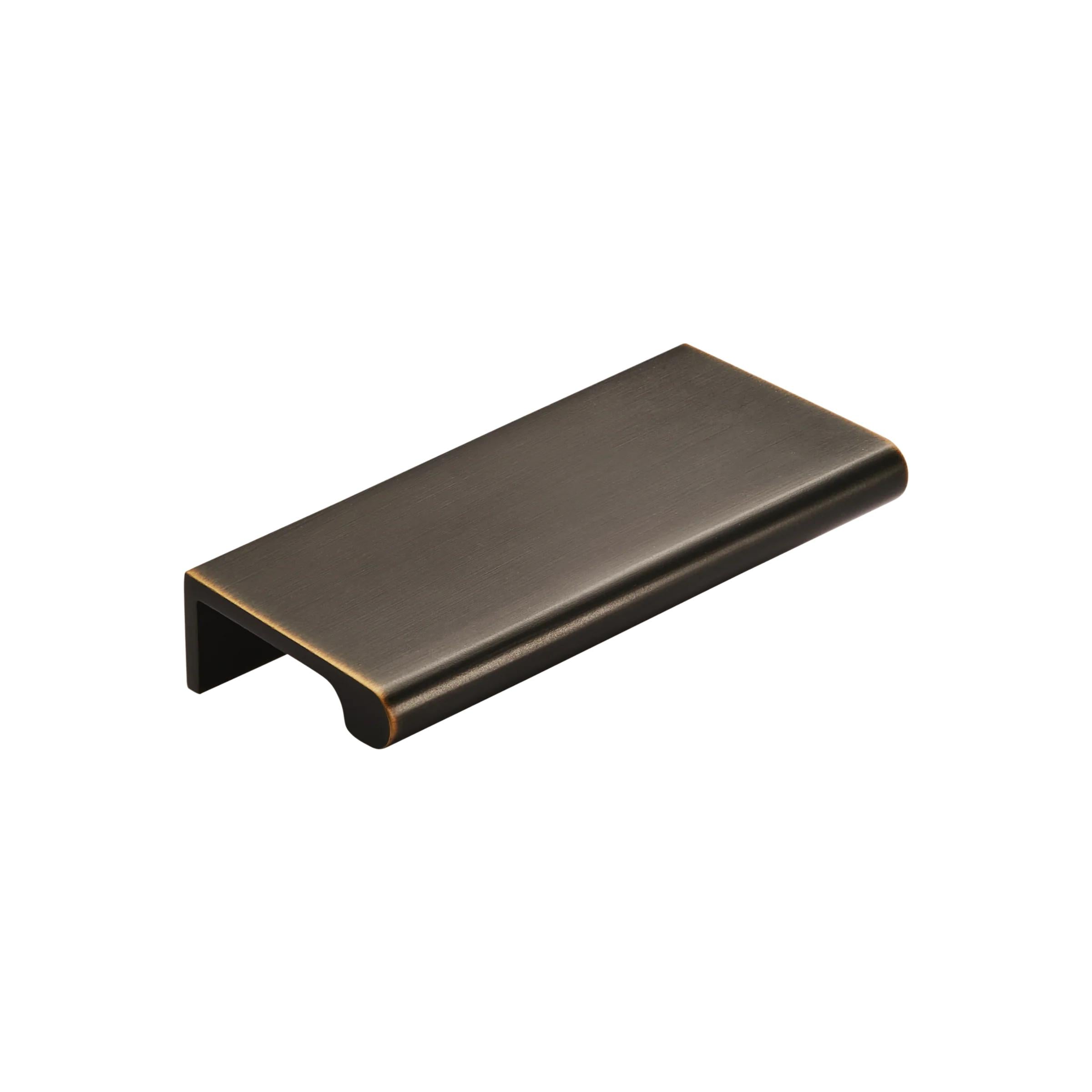 MOMO HANDLES CHELSEA SOLID BRASS LIP PULL HANDLE 96MM DARK BRONZE in Dark Bronze