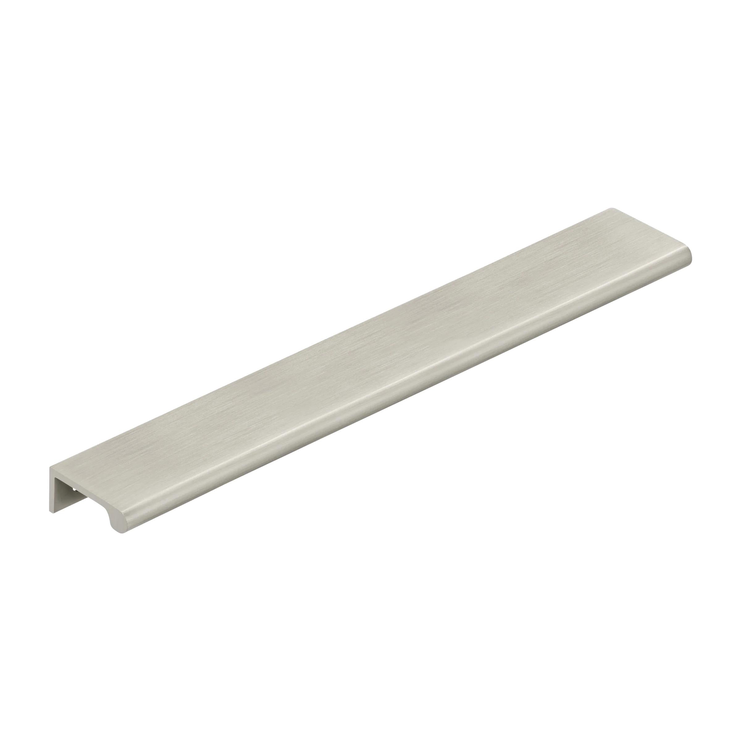 MOMO HANDLES CHELSEA SOLID BRASS LIP PULL HANDLE 256MM DULL BRUSHED NICKEL in Dull Brushed Nickel