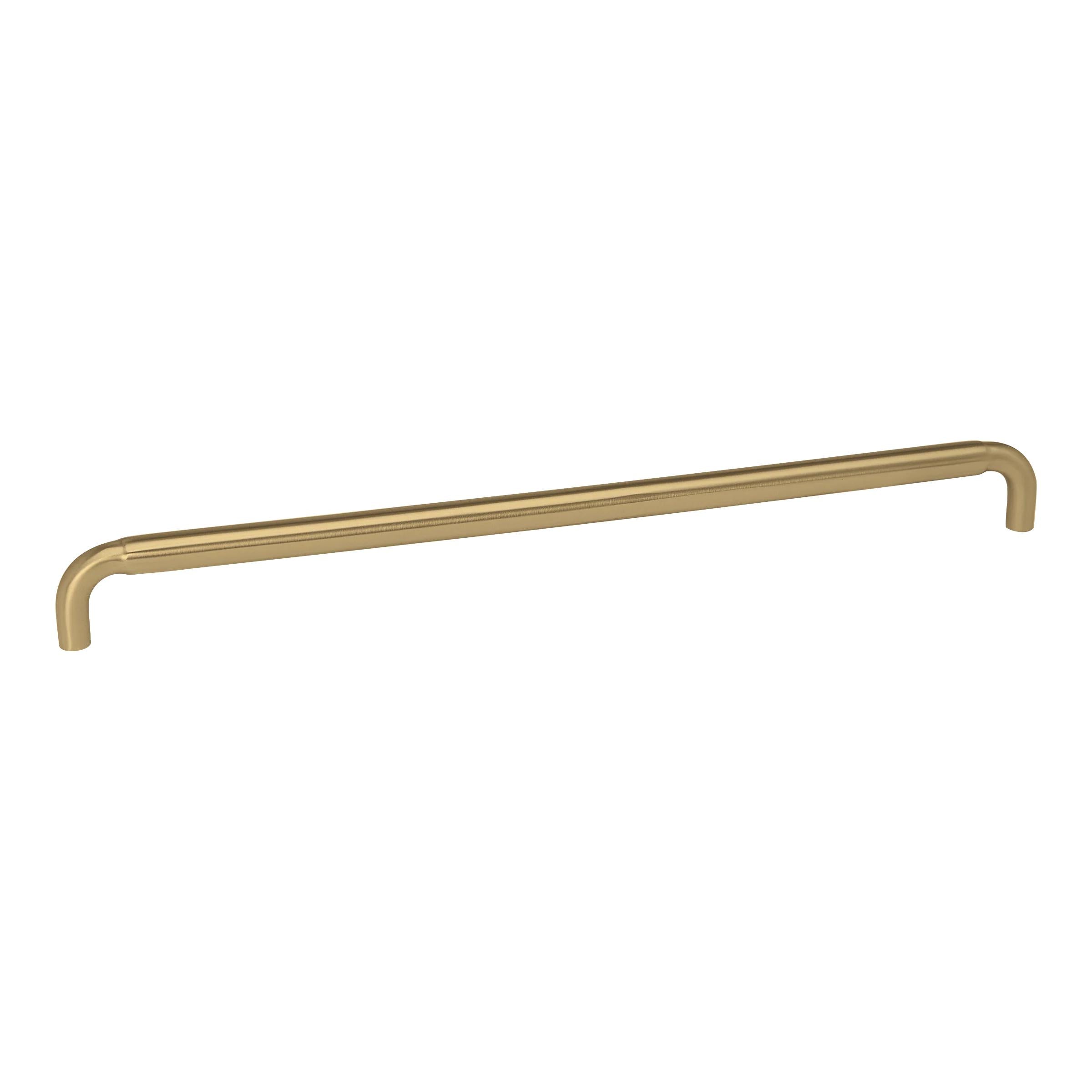MOMO HANDLES ELBA 320MM D HANDLE BRUSHED SATIN BRASS in Brushed Satin Brass