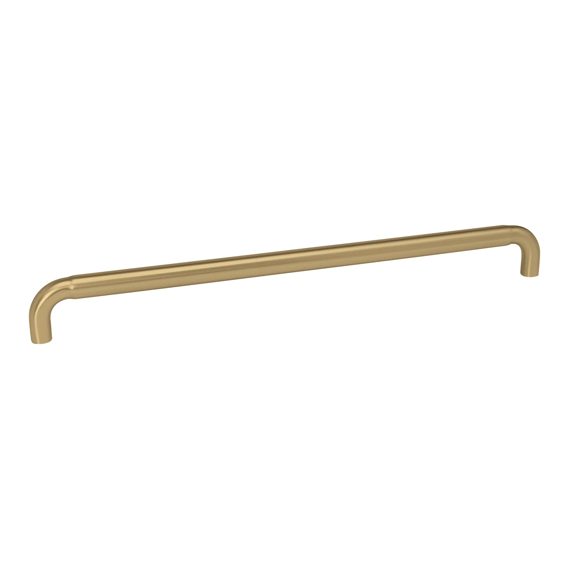 MOMO HANDLES ELBA 416MM APPLIANCE PULL BRUSHED SATIN BRASS in Brushed Satin Brass