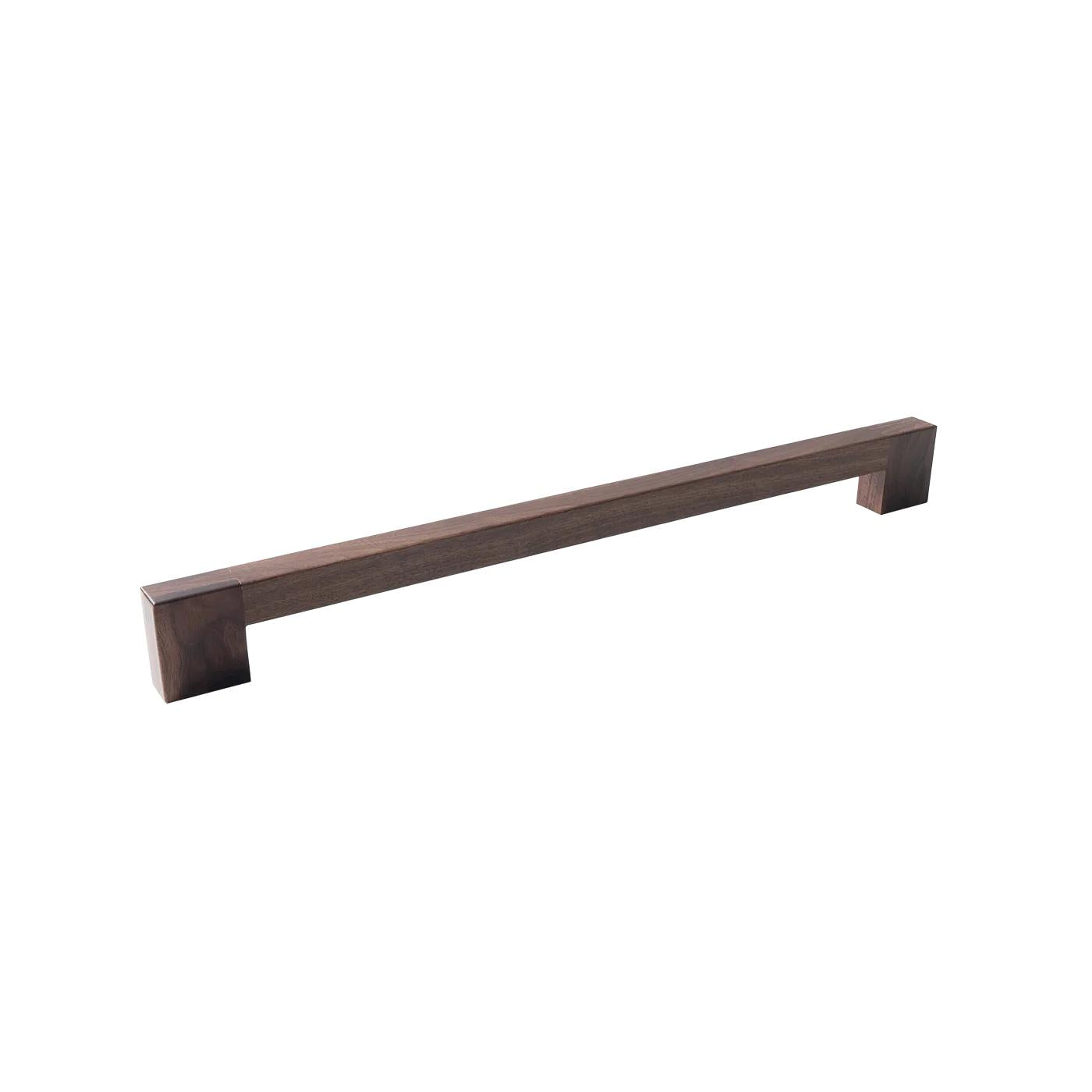 MOMO HANDLES HAKO BIG BACK TO BACK DOOR PULL SET 480MM WALNUT in Walnut