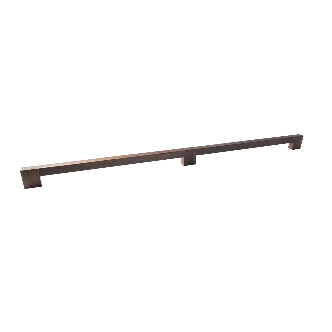 MOMO HANDLES HAKO BIG BACK TO BACK DOOR PULL SET 960MM WALNUT in Walnut