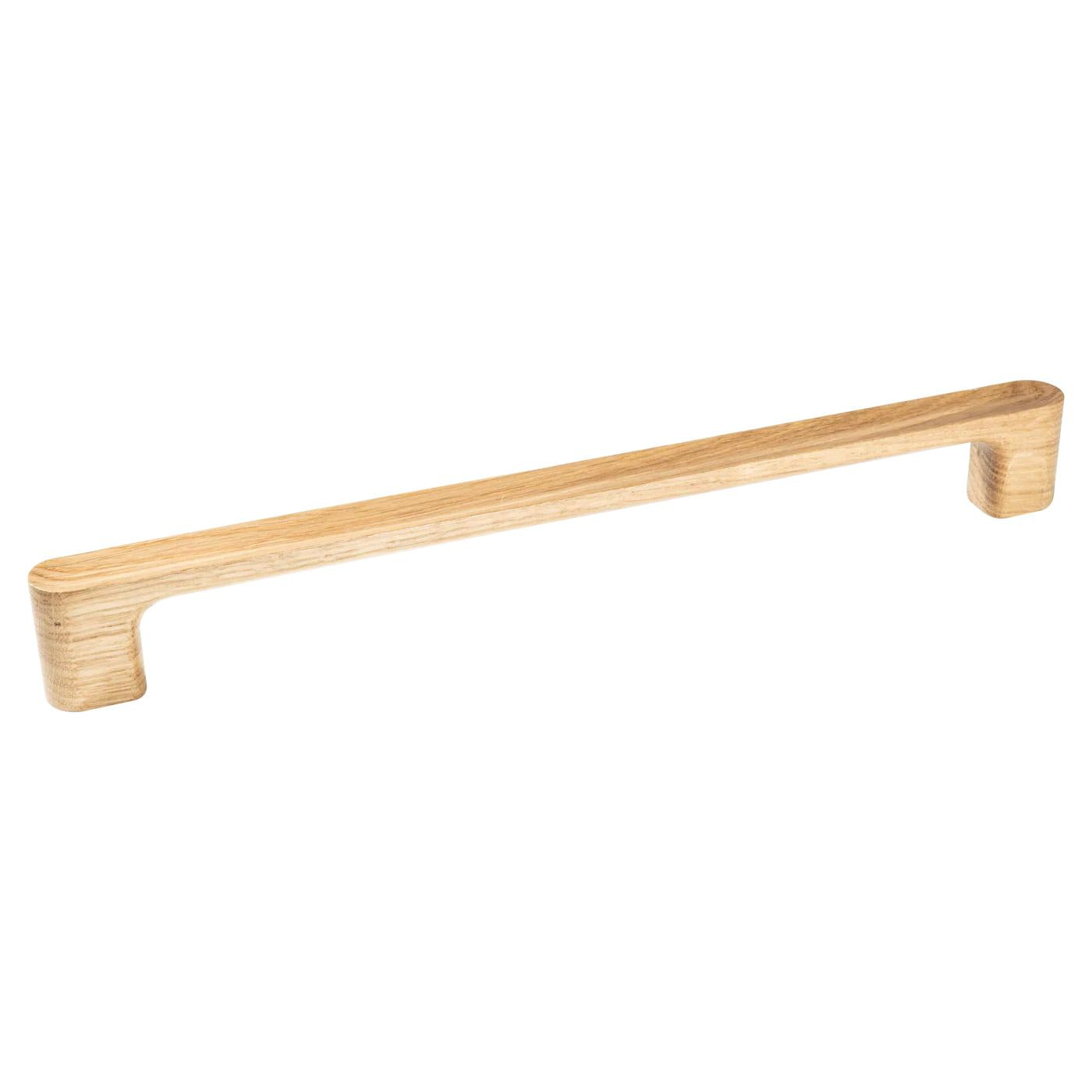 MOMO HANDLES LUV WOOD BIG D HANDLE 384MM OAK in Oak
