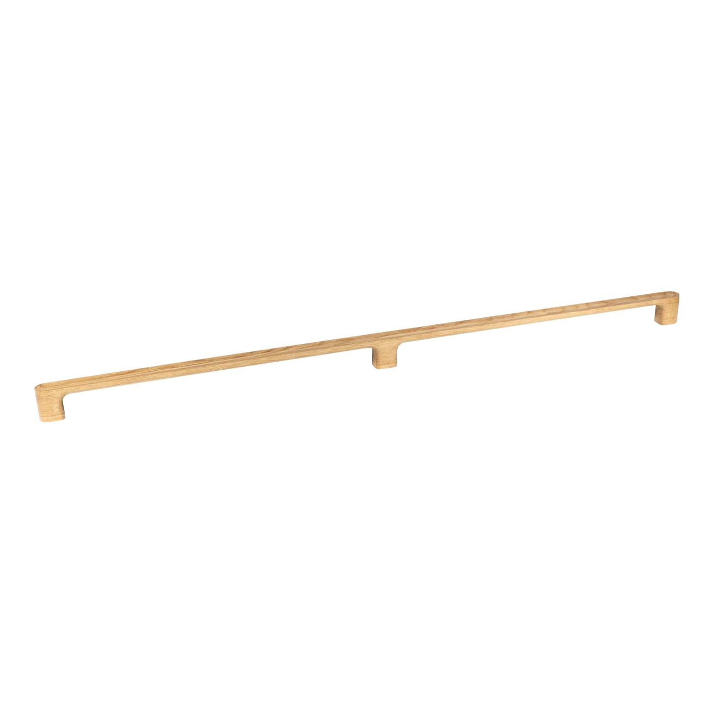 MOMO HANDLES LUV WOOD BIG BACK TO BACK DOOR PULL SET 992MM OAK in Oak
